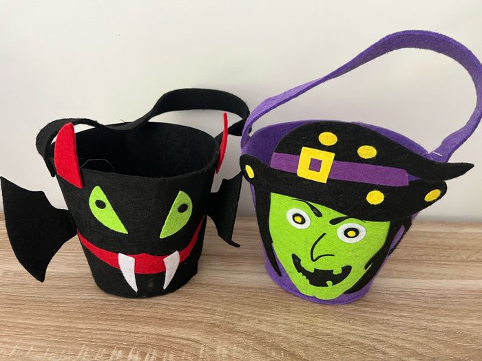 Paniers feutrine Halloween