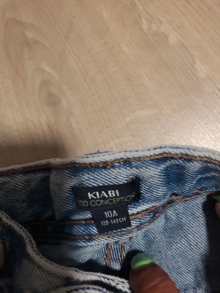 Short en jean garçon 10 ans kiabi - photo numéro 3