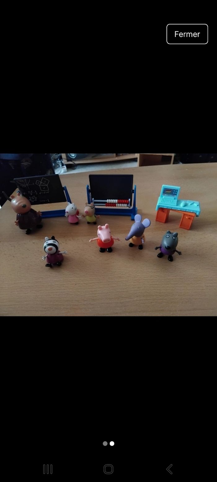 Salle de classe peppa pig