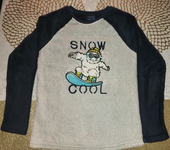 Pull pyjama polaire 11/12 ans