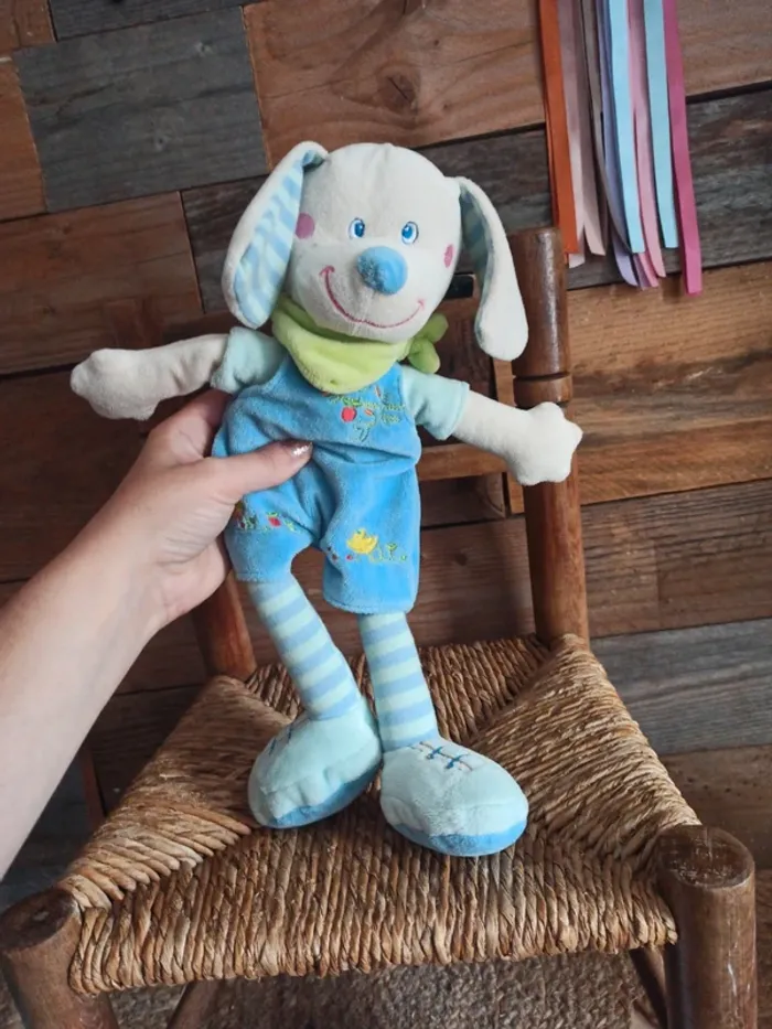 Peluche chien mots d enfants tbe - photo numéro 6