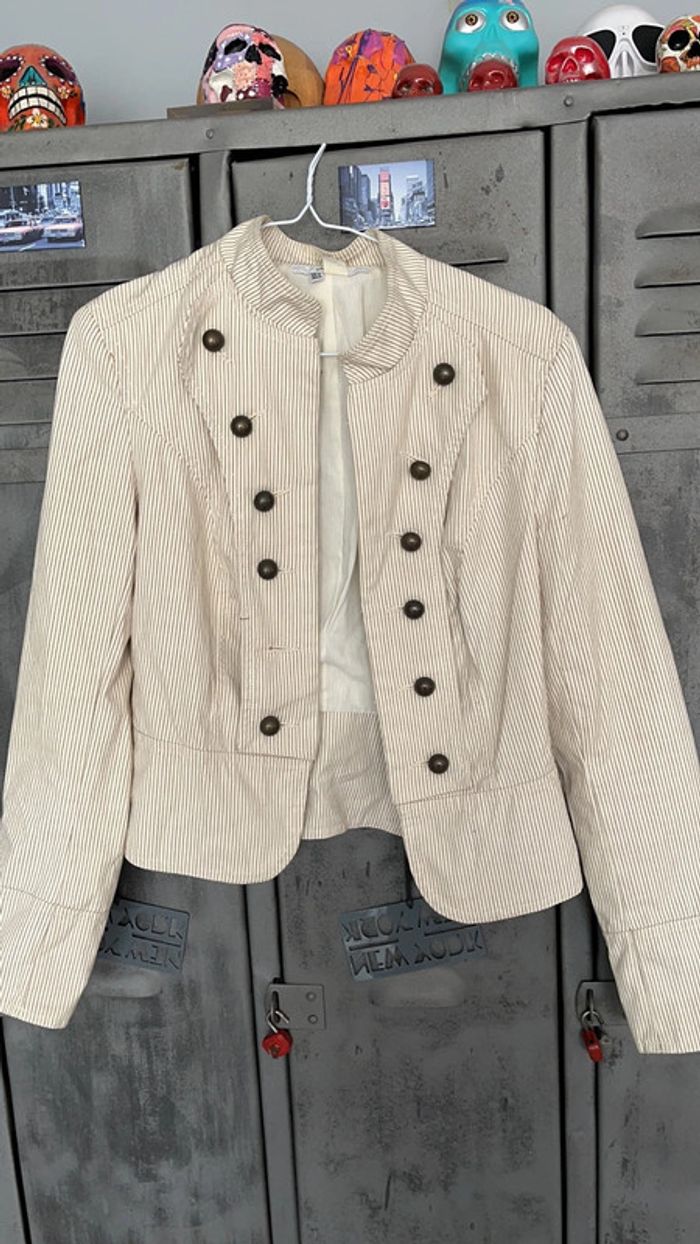 Veste blazer boutons
