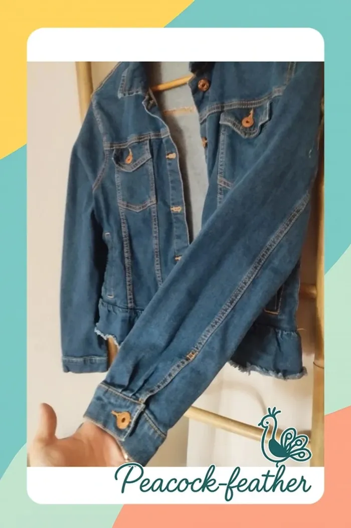 Veste en jean 40/42 - photo numéro 8