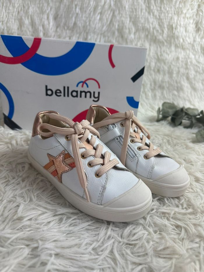 Paire de basket blanche Bellamy taille 28 - photo numéro 2
