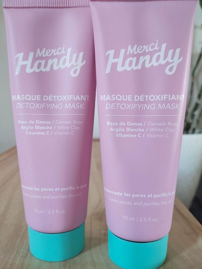 2 masques détox vitamine C