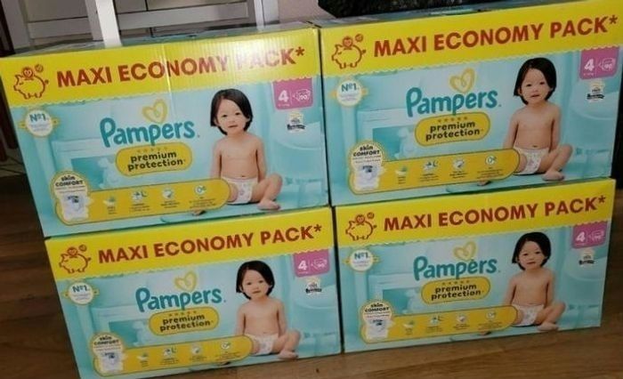 Couches pampers premium protection T4