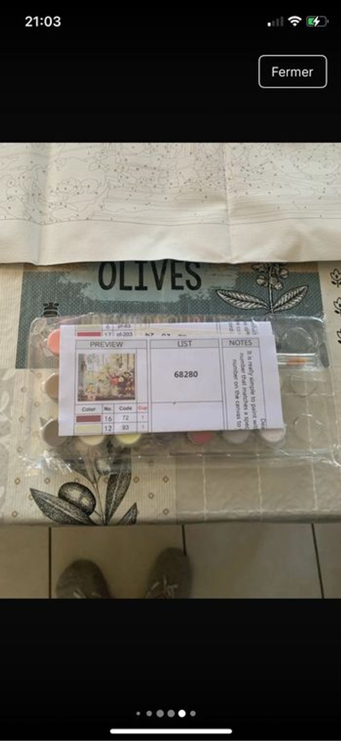 Kit complet de peinture par numéro - Neuf - photo numéro 5