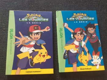 Lot 2 tomes livre pokemon la série bibliothèque verte