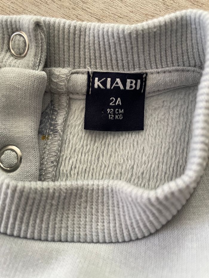 Ensemble Mixte Molletonné Sweat Motif Phoque et Pantalon Motif Ours Bleu Kiabi 2 ans = 92 cm - photo numéro 4