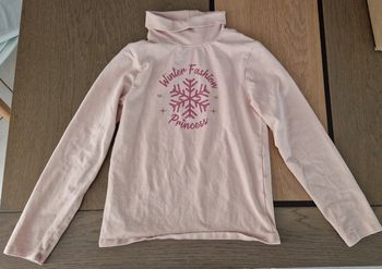 Tee shirt manches longues rose vertbaudet 8 ans