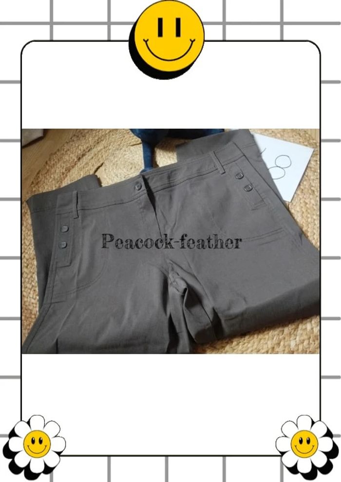 Pantalon marron neuf 48 - photo numéro 3