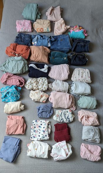 Lot vêtements fille 6 mois printemps été