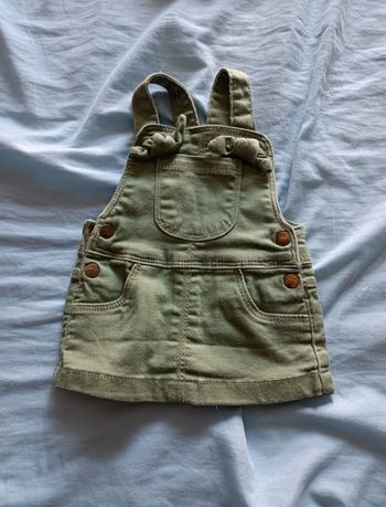 Robe en jean kaki taille 3 mois