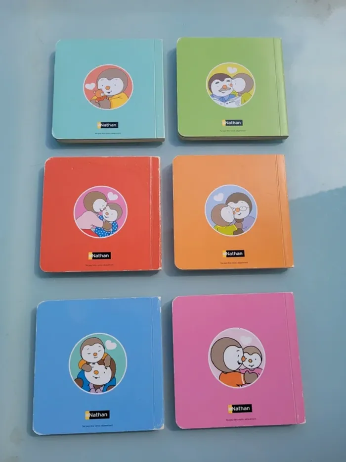 Coffret T'choupi 🩷 Ma petite Bibliothèque 🩵 6 petits livres pour dire Je t'aime - photo numéro 4