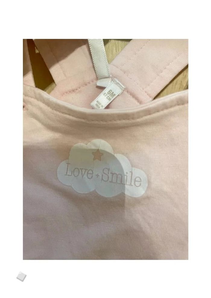 Barboteuse unie effet salopette été - 6 mois - photo numéro 4