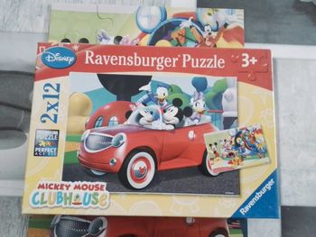 Puzzle Mickey Mouse 2X12 pièces