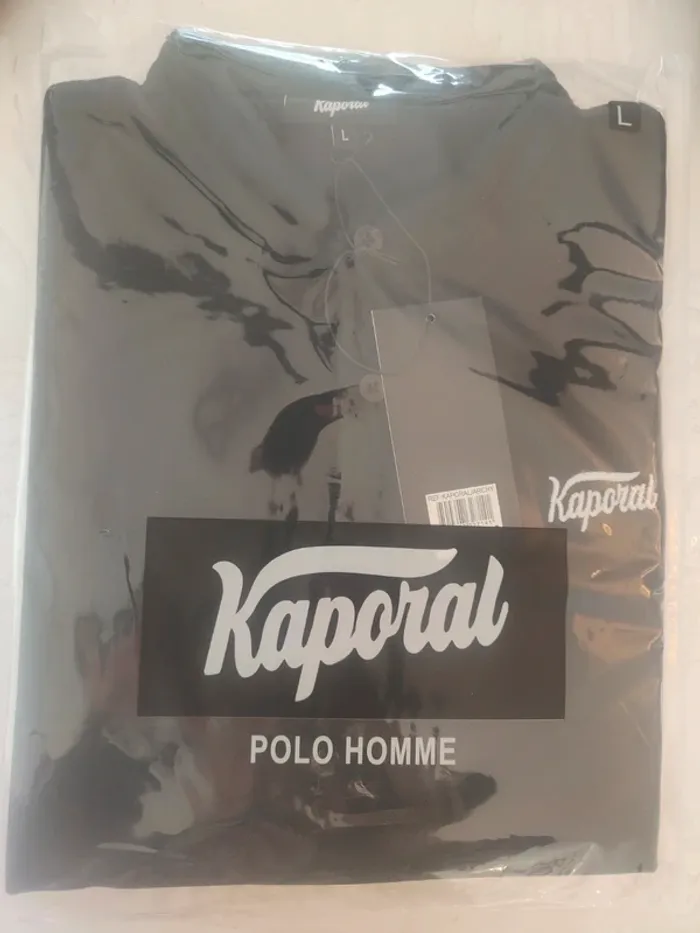 Polo homme Kaporal noir L