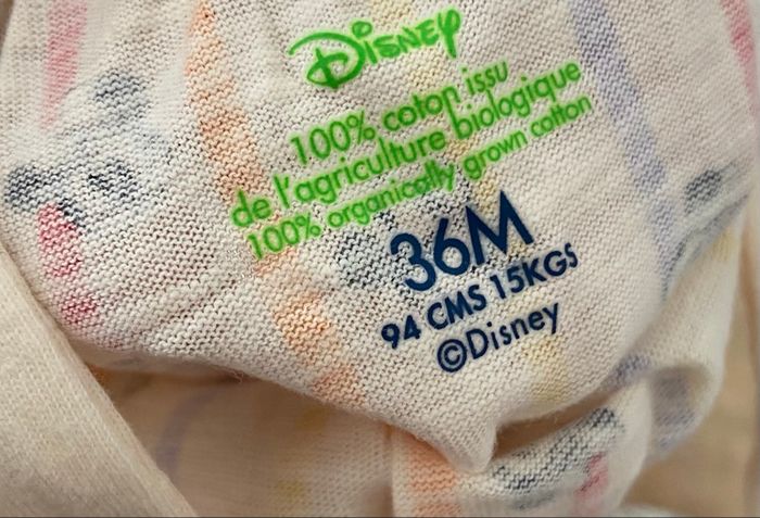 Haut à rayures motif Minnie taille 36 mois Disney - photo numéro 3