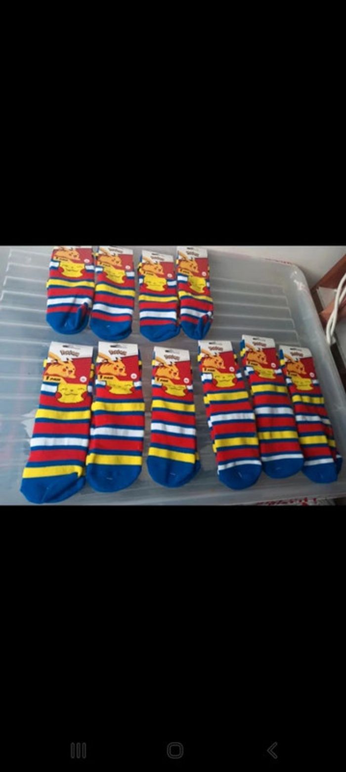 💚 chaussette antidérapant pokemon 💚