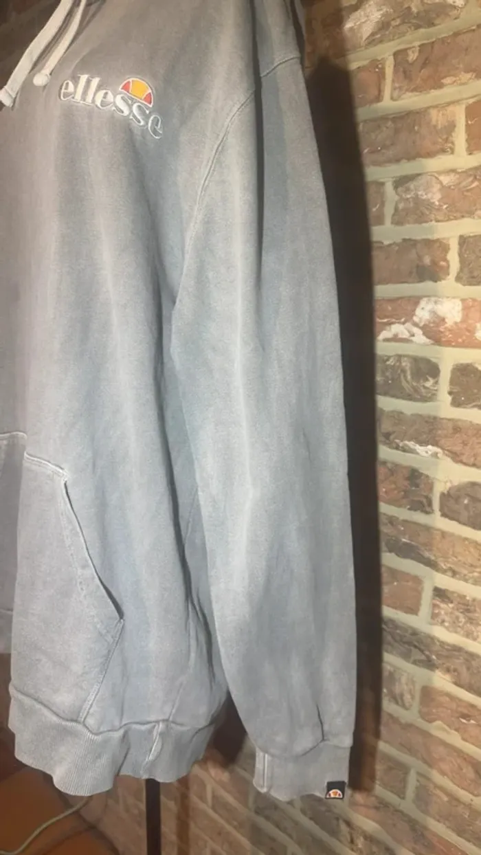 Sweat à capuche gris foncé Ellesse - photo numéro 5