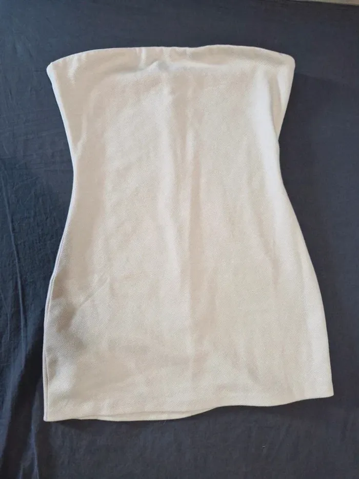 Bustier beige mango femme