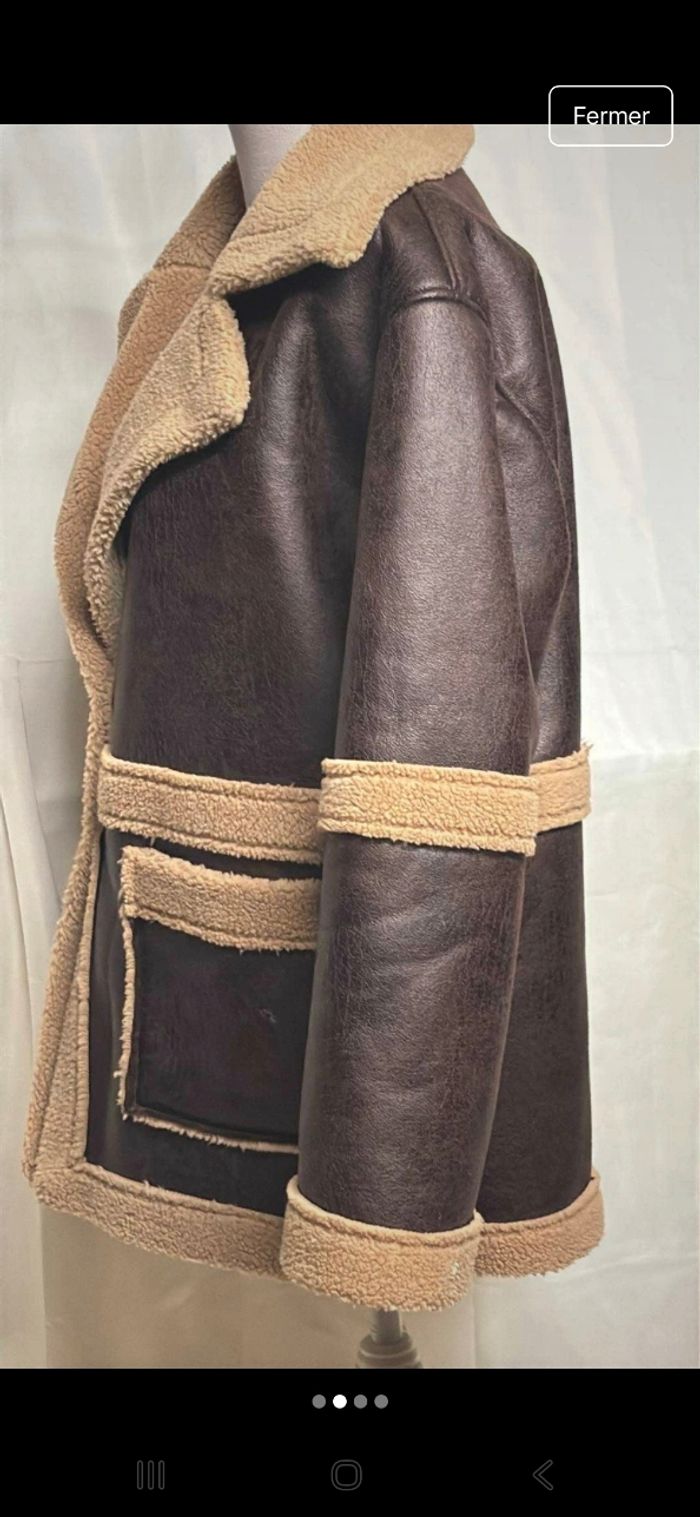 Manteau brun tiffany&tomato - photo numéro 2