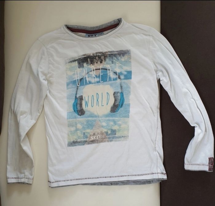 T-shirt manche longue taille 10 ans - photo numéro 2