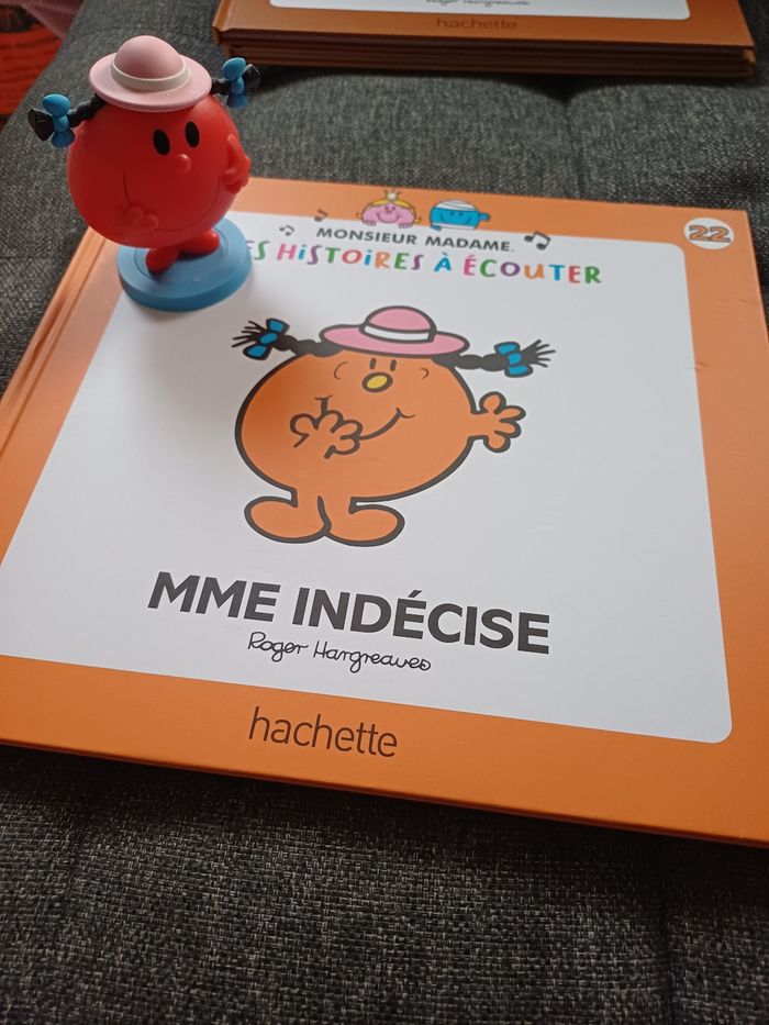 Livre+figurine Mme Indécise