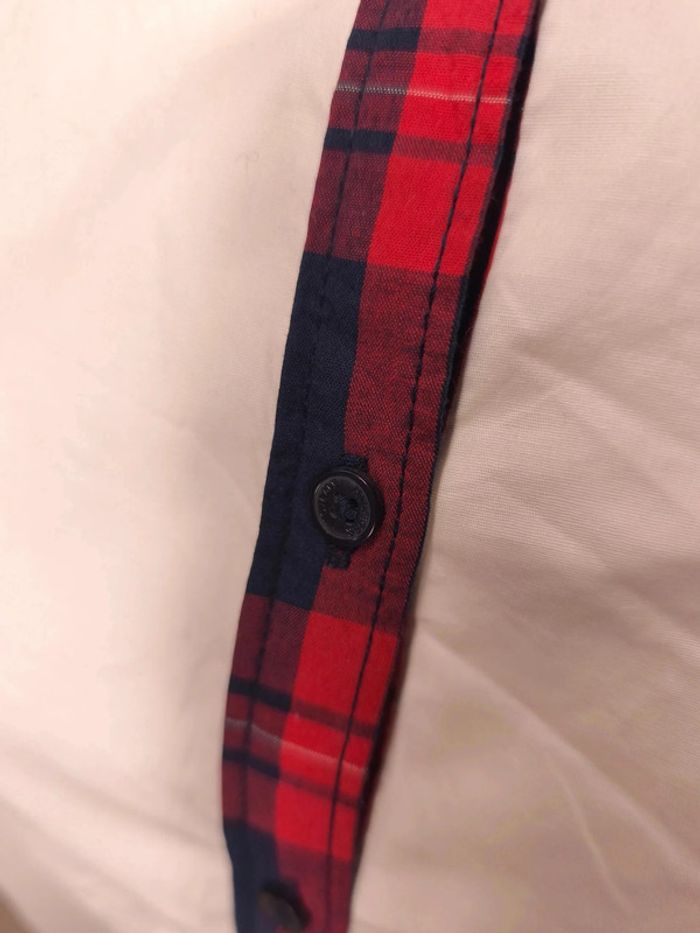 Chemise Tommy Hilfiger Femme Taille M Blanc-Rouge - photo numéro 6