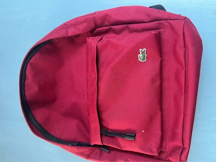 sac à dos rouge lacoste - photo numéro 8
