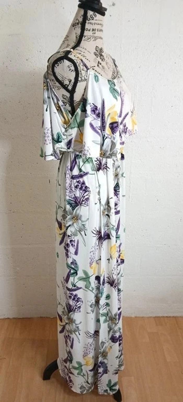 🌿 Robe longue fluide fleurie – Taille L/XL – Marque J.Stars – Très bon état - photo numéro 4