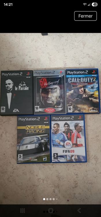 Jeux ps2 