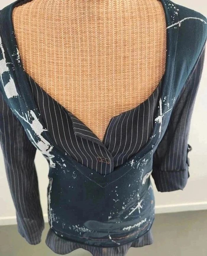 50 € Blouse chemise Cop Copine vintage taille 2 Made in France - photo numéro 4