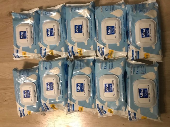 Lot lingette mixa bébé - photo numéro 2