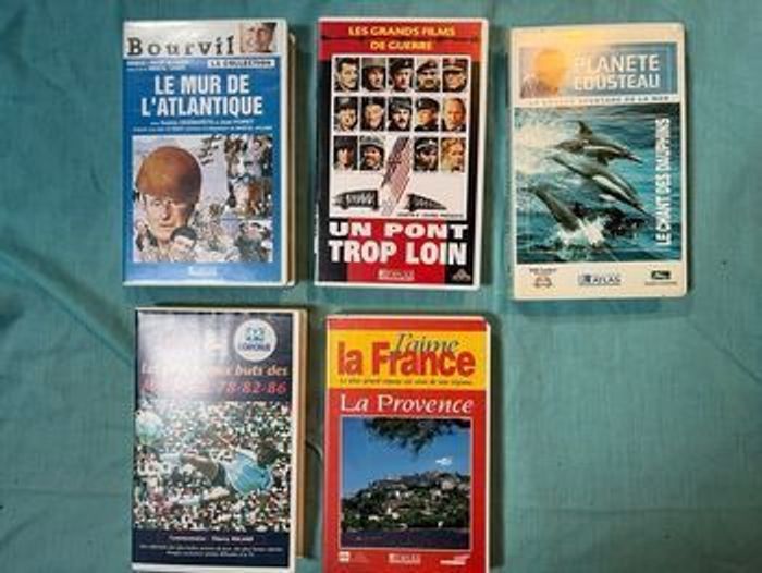 Cassettes vhs diverses - photo numéro 3