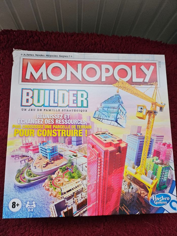 Jeu de société monopoly builder