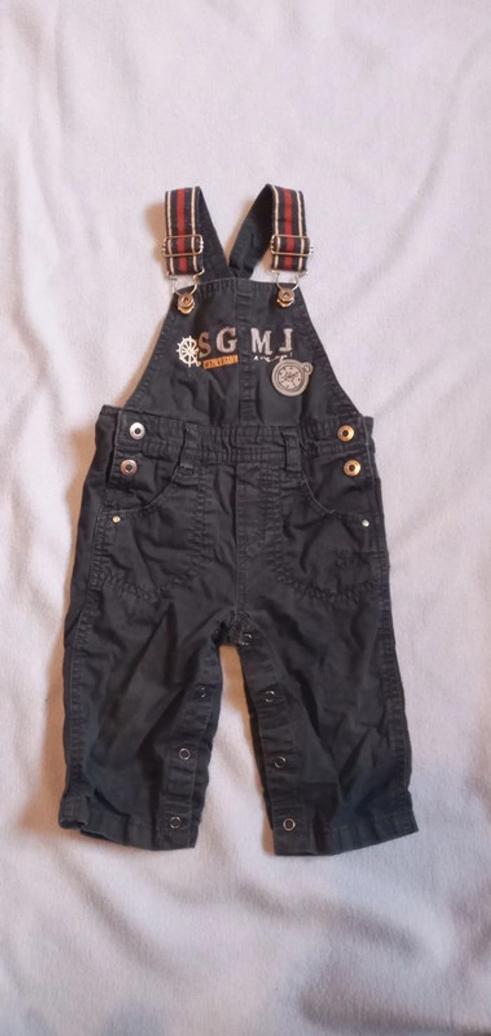 Salopette Sergent Major taille 9 mois