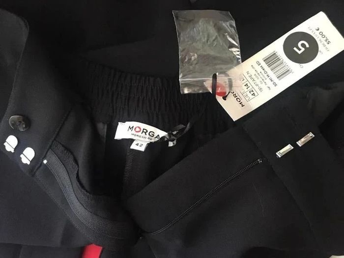 Pantalon Morgan noir et bande blanche Neuf - photo numéro 4