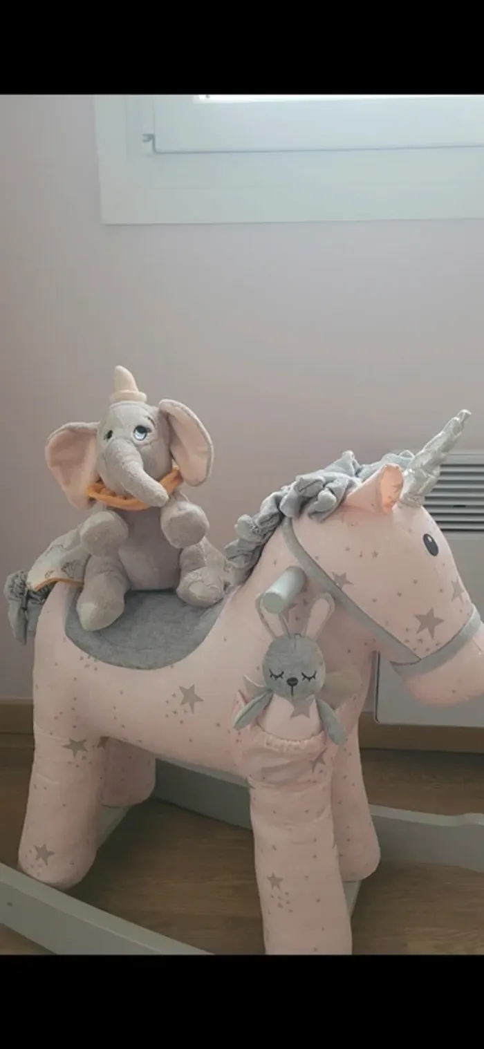 Peluche disney dumbo couverture