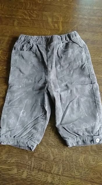 Pantalon velours 12 mois