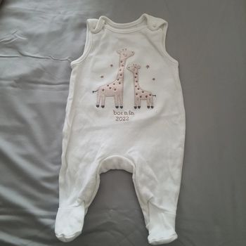 1 salopette Coton bébé garcon 56 cm 1-3 mois c&a baby/mini baby