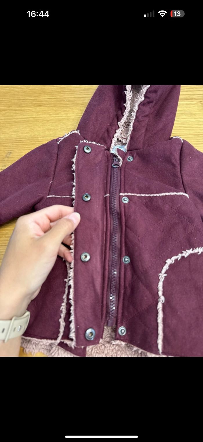 Manteau fille avec doublure Vertbaudet - photo numéro 2