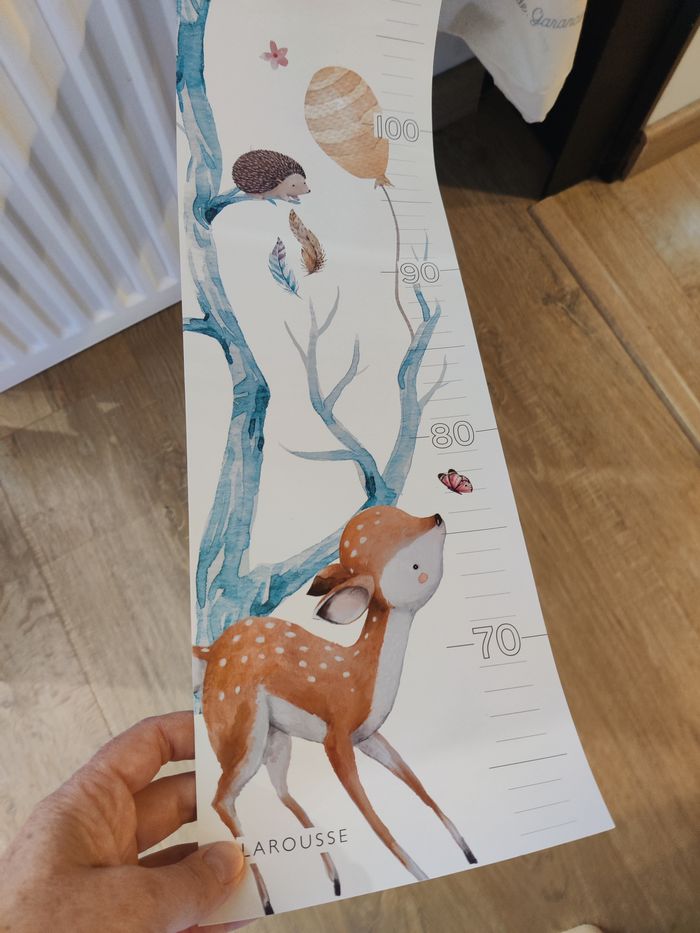 Décoration toise thème forêt 155 cm - photo numéro 2