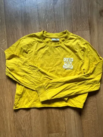 Tee shirt à manches longues Vans Jaune