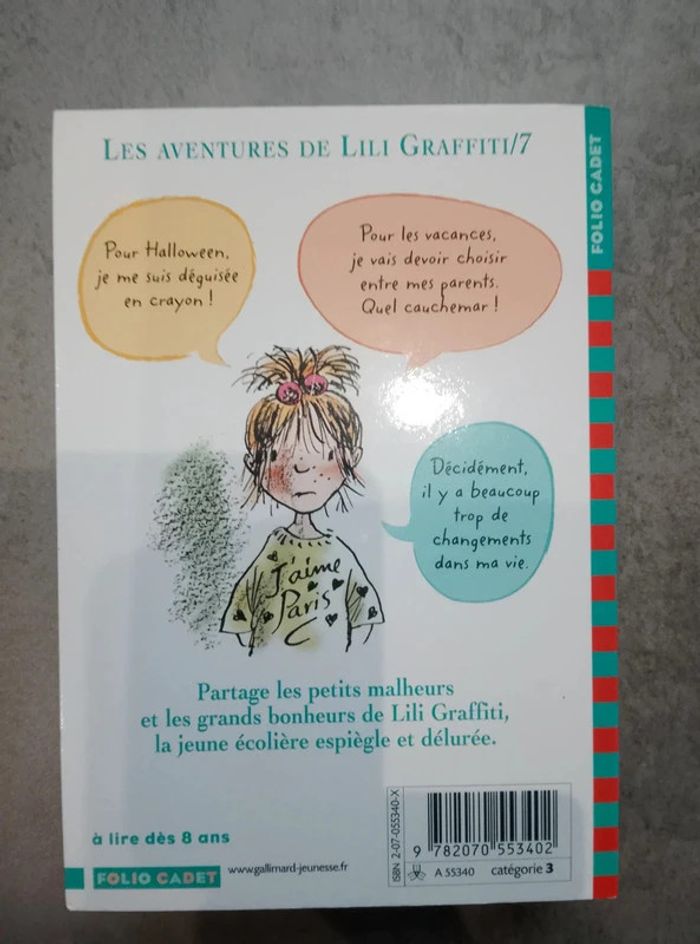 Livre enfant - lot de 7 livres de la collection "Les aventures de Lili Graffiti" - photo numéro 11
