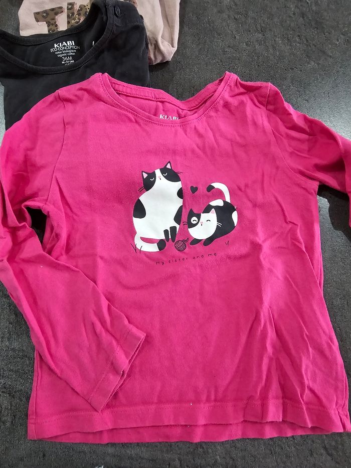 Lot t-shirt manches longues - photo numéro 2