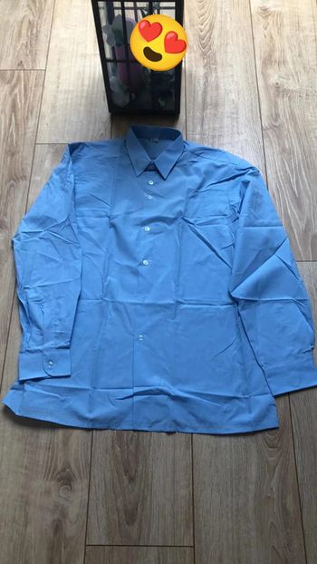 Chemise bleu XL
