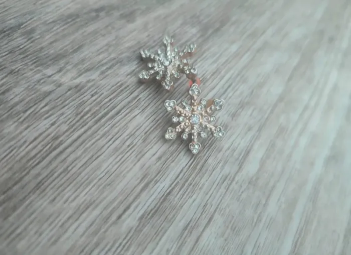 Boucles d'oreilles flocon