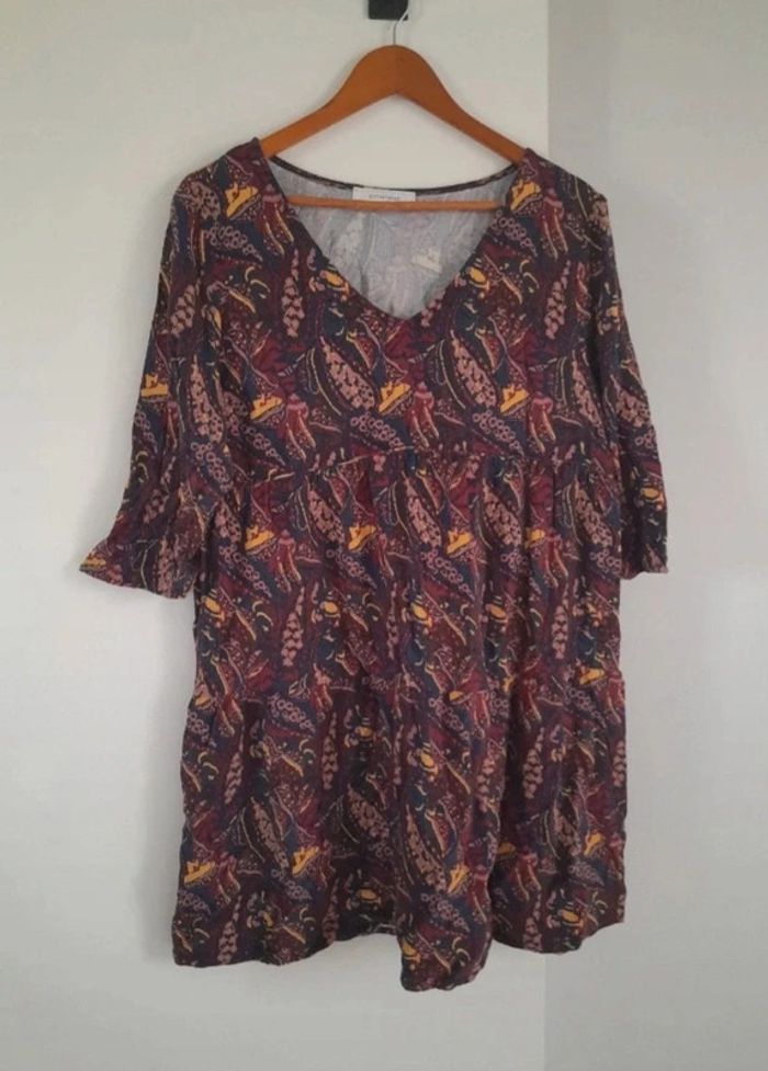 Robe bordeaux Promod T46