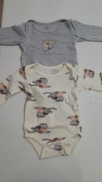 Lot de 2 bodies Dumbo